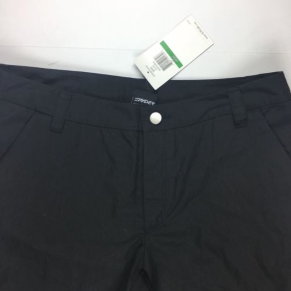 Spyder Shorts Large Ryder Woven Black 10" Inseam - Picture 2 of 6